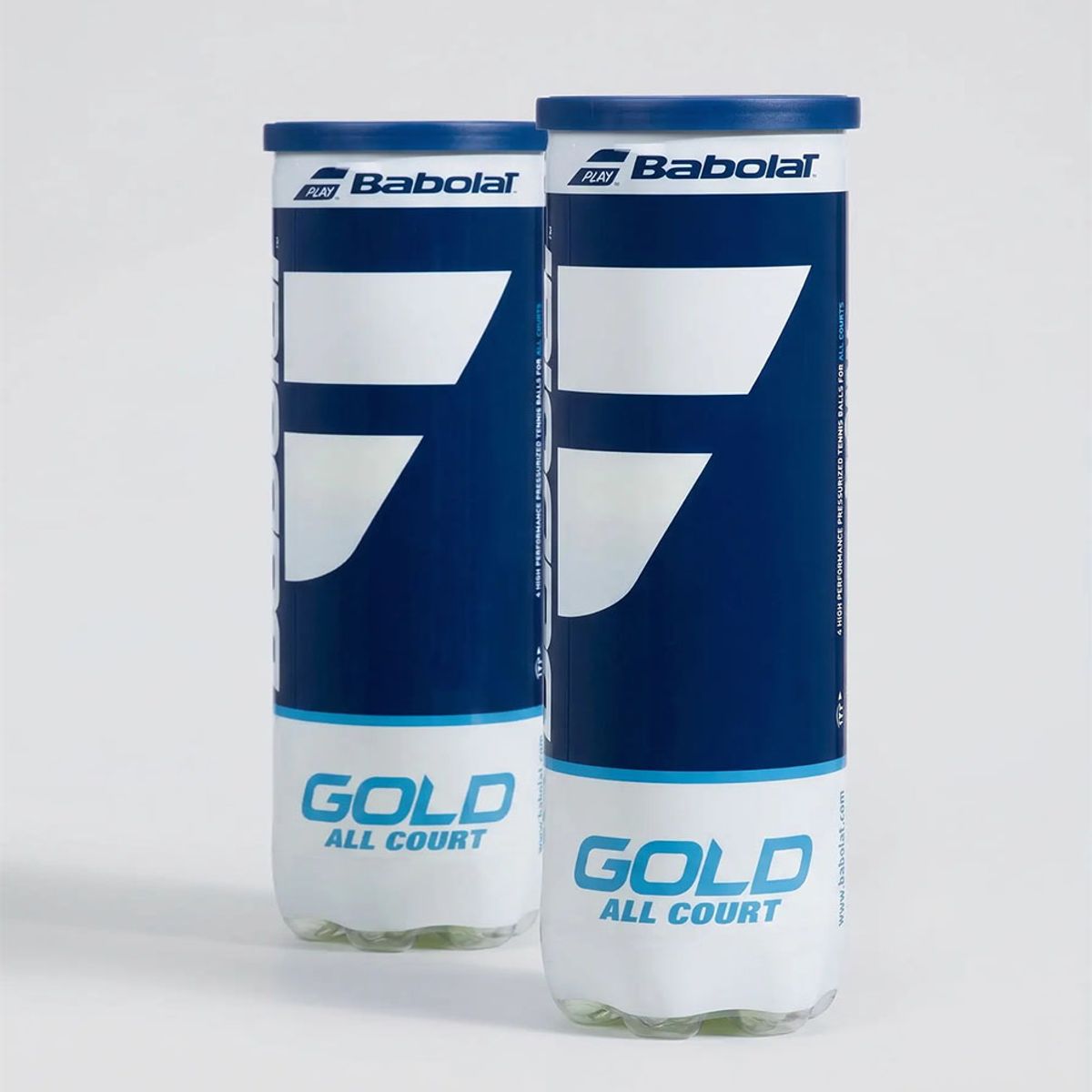 BABOLAT - TOP SALE 2 TARROS PELOTAS TENIS BABOLAT GOLD ALL COURT - 3 UNIDADES POR TARRO