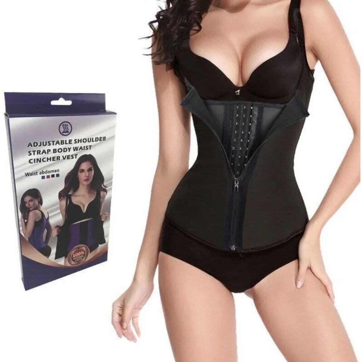 GENERICO - Faja Reductora Cintura Avispa Ropa Interior Femenina