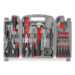 GENERICO - Juego De Herramientas Mecánicas Desarmadores Hi-spec DT9714E-MMX 54pcs Color Rojo BELUG