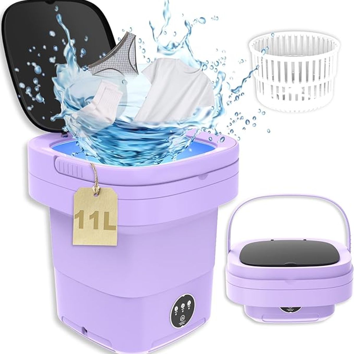 GENERICO - Mini Lavadora Plegable