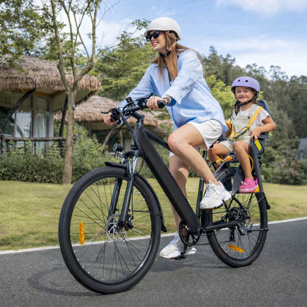 EBICIS - Bicicleta Electrica E-Hide MTB Negra Aro27,5