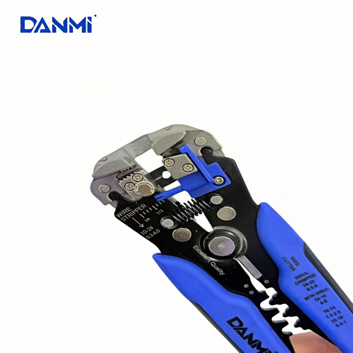 DANMI - Alicate Pelacables Pinza Pela Cable Pelador Cable Automático