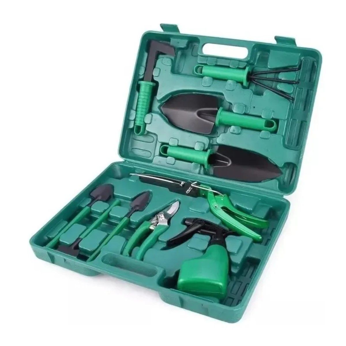 GENERICO - Kit Jardineria Herramientas Rastrillo Pasto Tijera De Poda BELUG