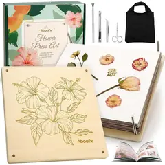 UMEXUS - Prensa De Flores O De Plantas, 28x28cm 24 Hojas De Papel