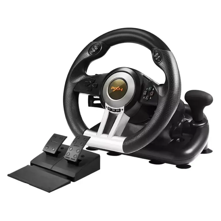 MOVI VOLANTE SIMULADOR CON PEDALES PARA PC,PS3,PS4, X-SERIES XLS, SWITCH