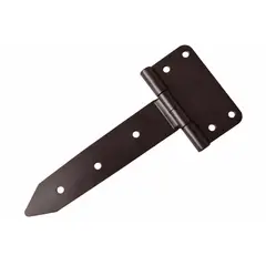 GENERICO - Bisagra Alcayata Soporte 18cm Negra Pack X2