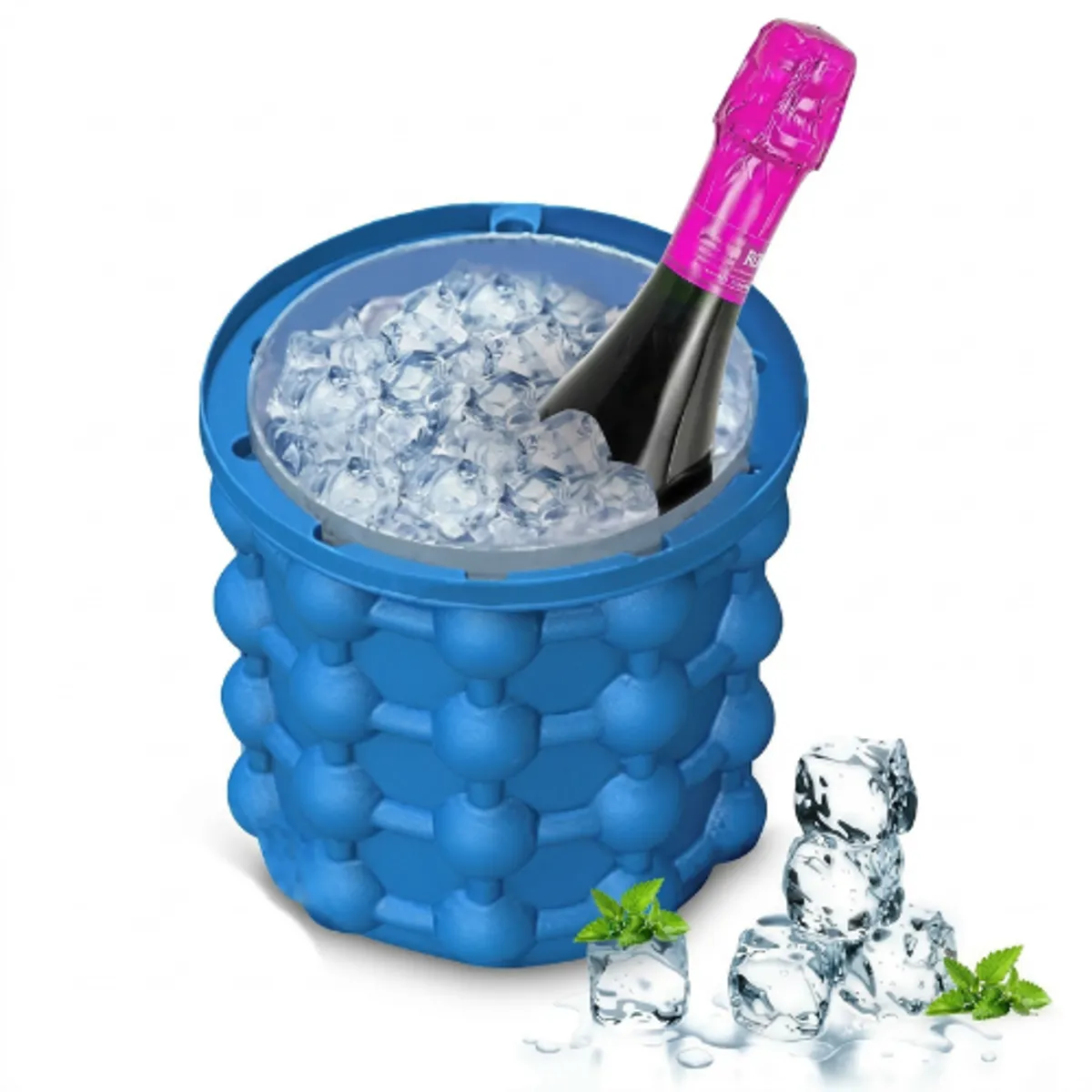 GENERICO - 2 En 1 Silicona Cilindro De Hielo