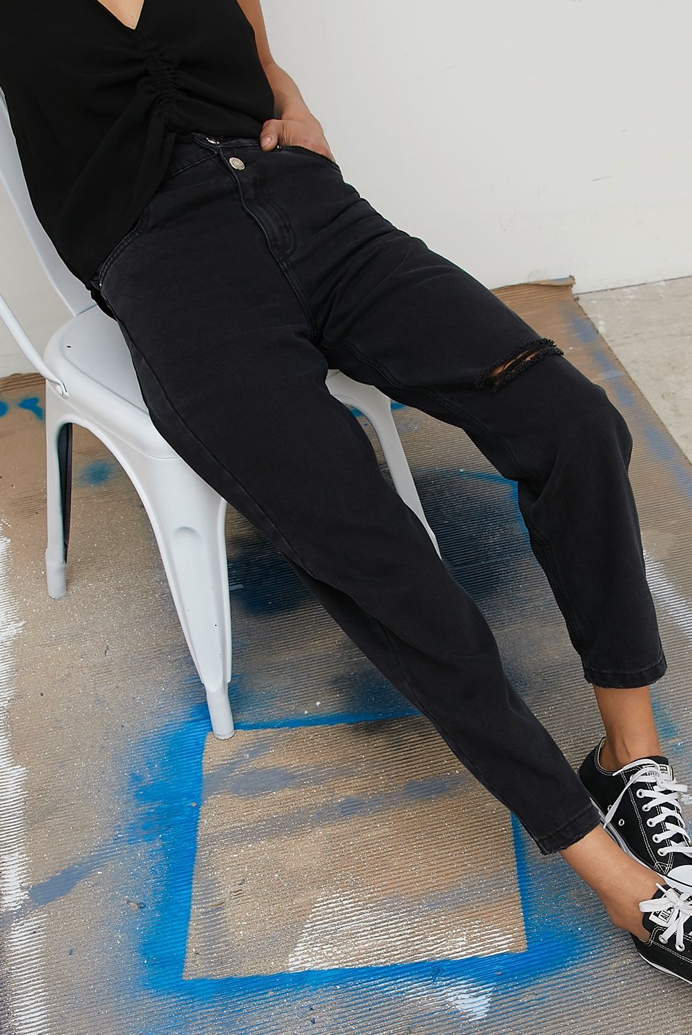 AMERICANINO - Jeans Baggy Mujer