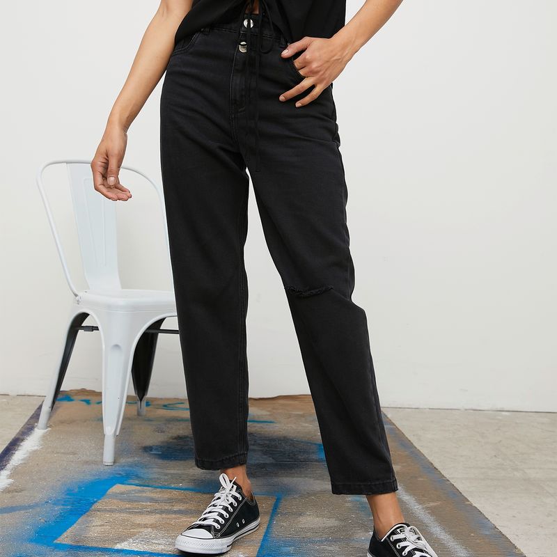 AMERICANINO - Jeans Baggy Mujer