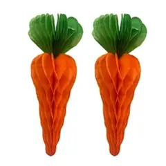 GENERICO - Colgante zanahoria de pascua 2pcs 35cm
