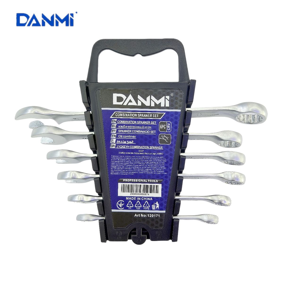 DANMI - Juego De Llaves Doble Punta 8 17 Mm 6 Piezas Danmi