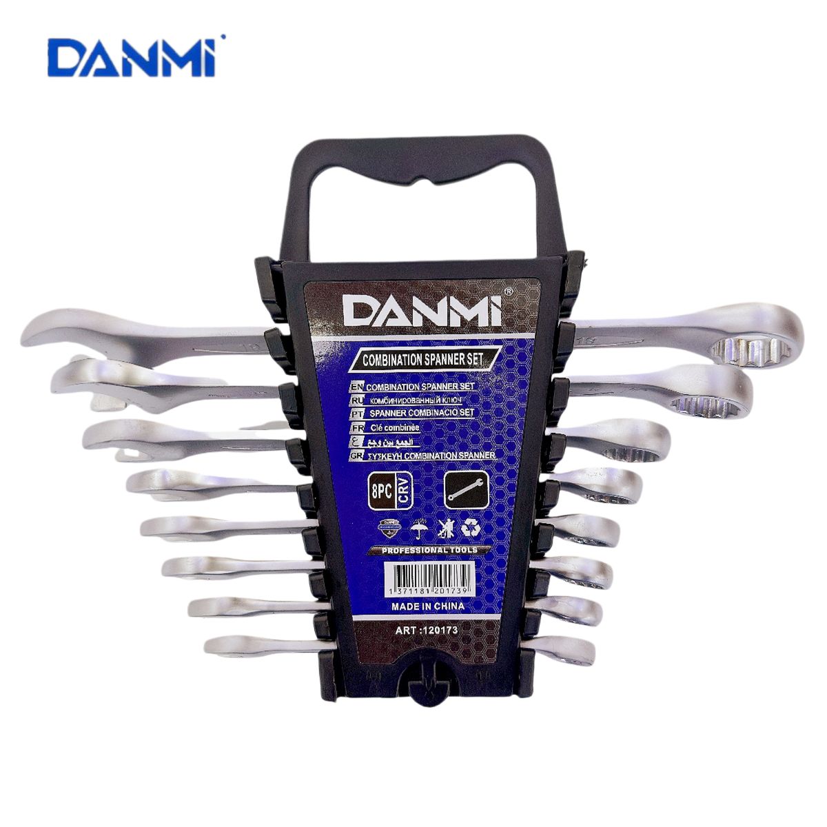 DANMI - Juego De Llaves Doble Punta 8 -19mm 8 Piezas Danmi