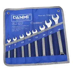 DANMI - Tools - Juego De Llaves Combinadas De 8 Piezas