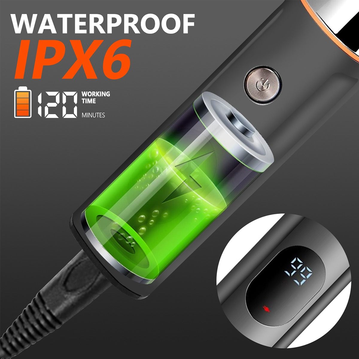 SUPERCENTER - Afeitadora Eléctrica Barber, 5 En 1 Recortadora Eléctrica Negro