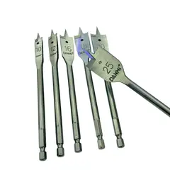 DANMI - Juego De Brocas Planas Para Carpintería 6pcs