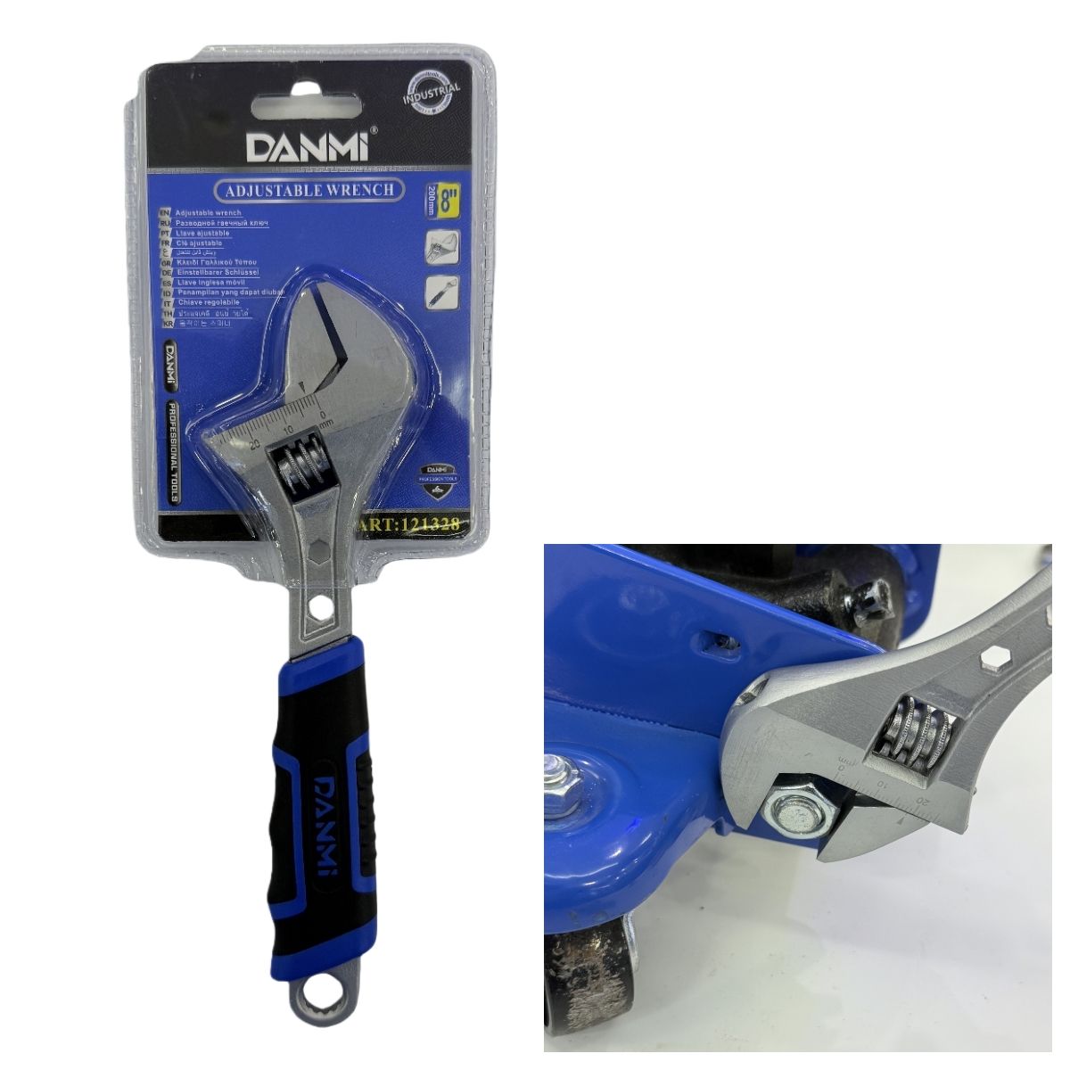 DANMI - Llave Francesa Ajustable 8 Pulgadas Danmi