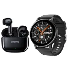 LENOVO - LP40 PRO Audífonos Bluetooth y reloj inteligente