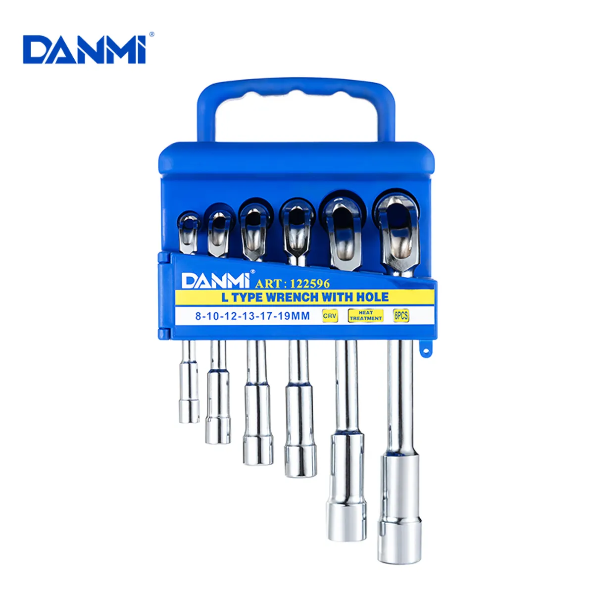 DANMI - Kit Juego de Dados en Forma de L 6 Piezas Llave Tubo