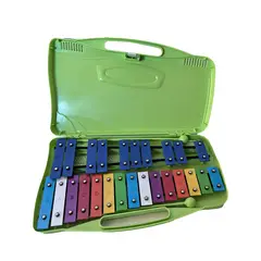 GENERICO - Metalófono Cromático 25 Notas percusión Infantil Escolar