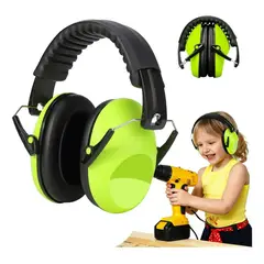 KUANGYE - Orejeras Audifonos Antiruido Niños Y Adultos Tdah Verde