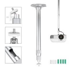 GENERICO - Soporte Proyector Extensible 30-60cm Metal Para Techo Pared