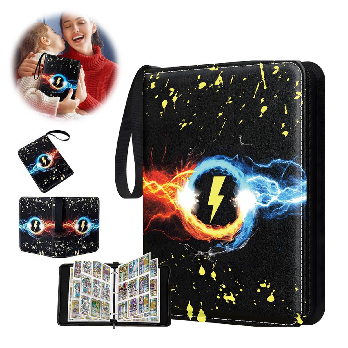GENERICO - Carpeta Cartas Tcg Bolsillos Para Yugioh Magic Pokémon 900