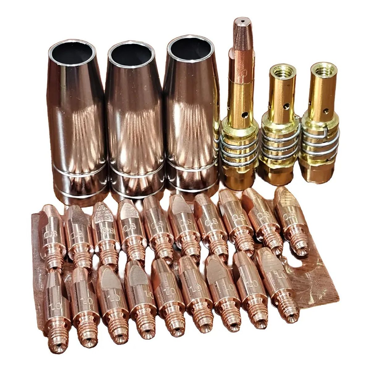 KUANGYE - Kit Para Torcha Para Mig Para Binzel 15 Ak (26 Piezas) Punta 0.8-1mm