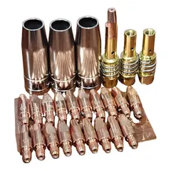 KUANGYE - Kit Para Torcha Para Mig Para Binzel 15 Ak (26 Piezas) Punta 0.8-1mm