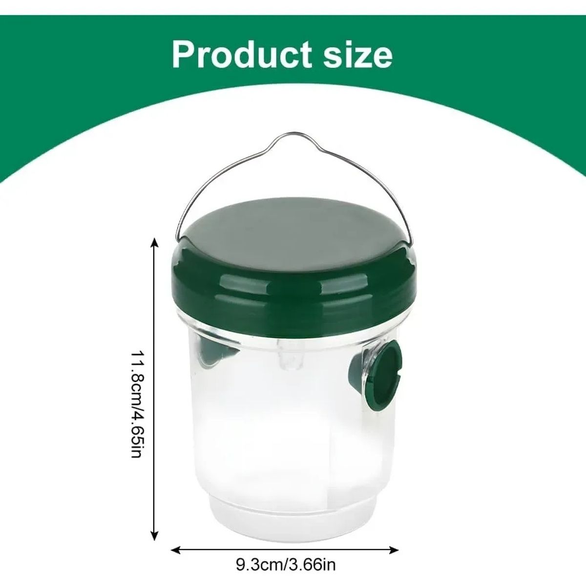 KUANGYE - Trampa Solar Led Para Avispas Y Mosquitos