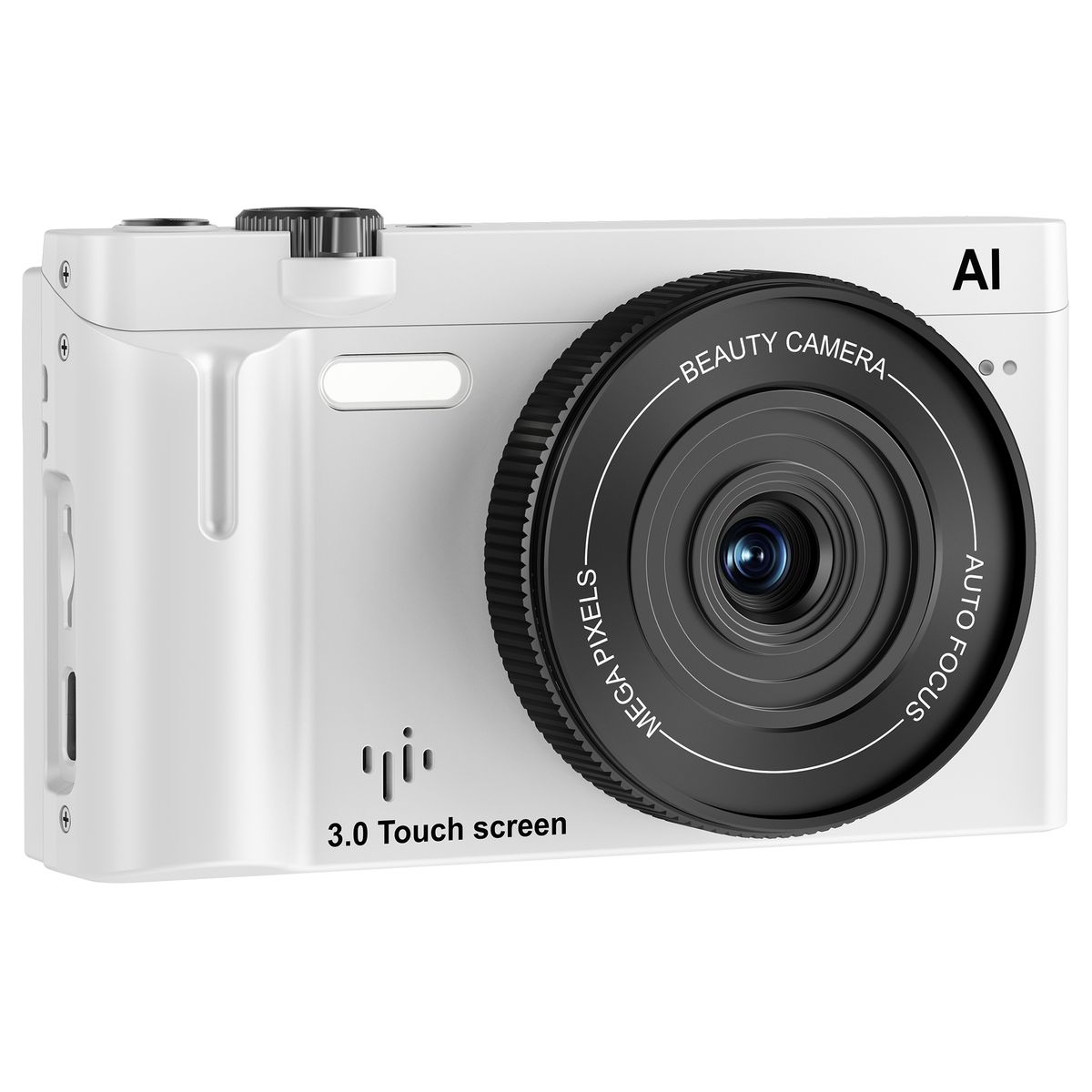 RENVMEXY - Cámara con Inteligencia Artificial  21MP, WiFi, 16GB, Filtros Beauty y Luz para Selfie