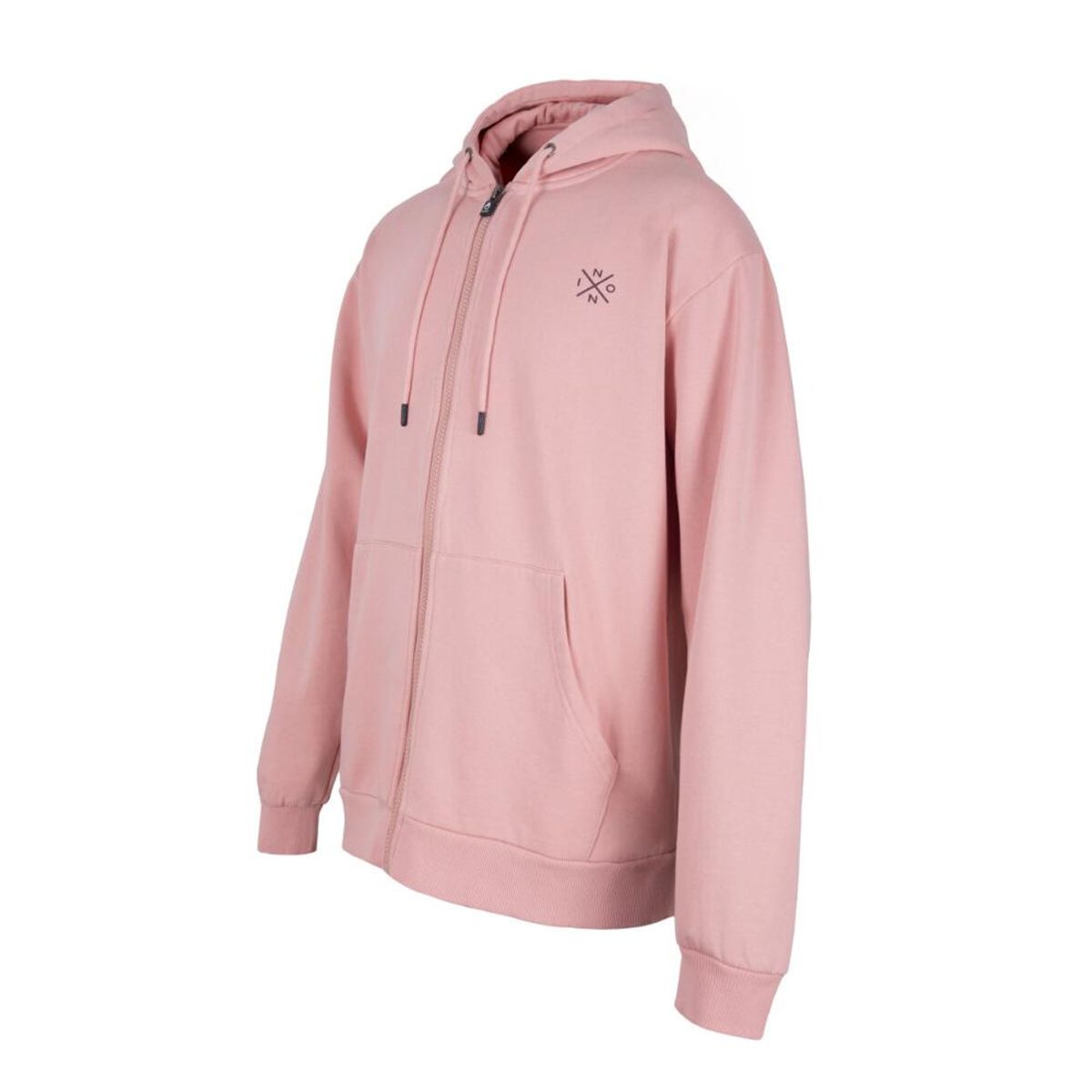 NIXON - Polerón Hombre Full Zipper Pink Dark Cross