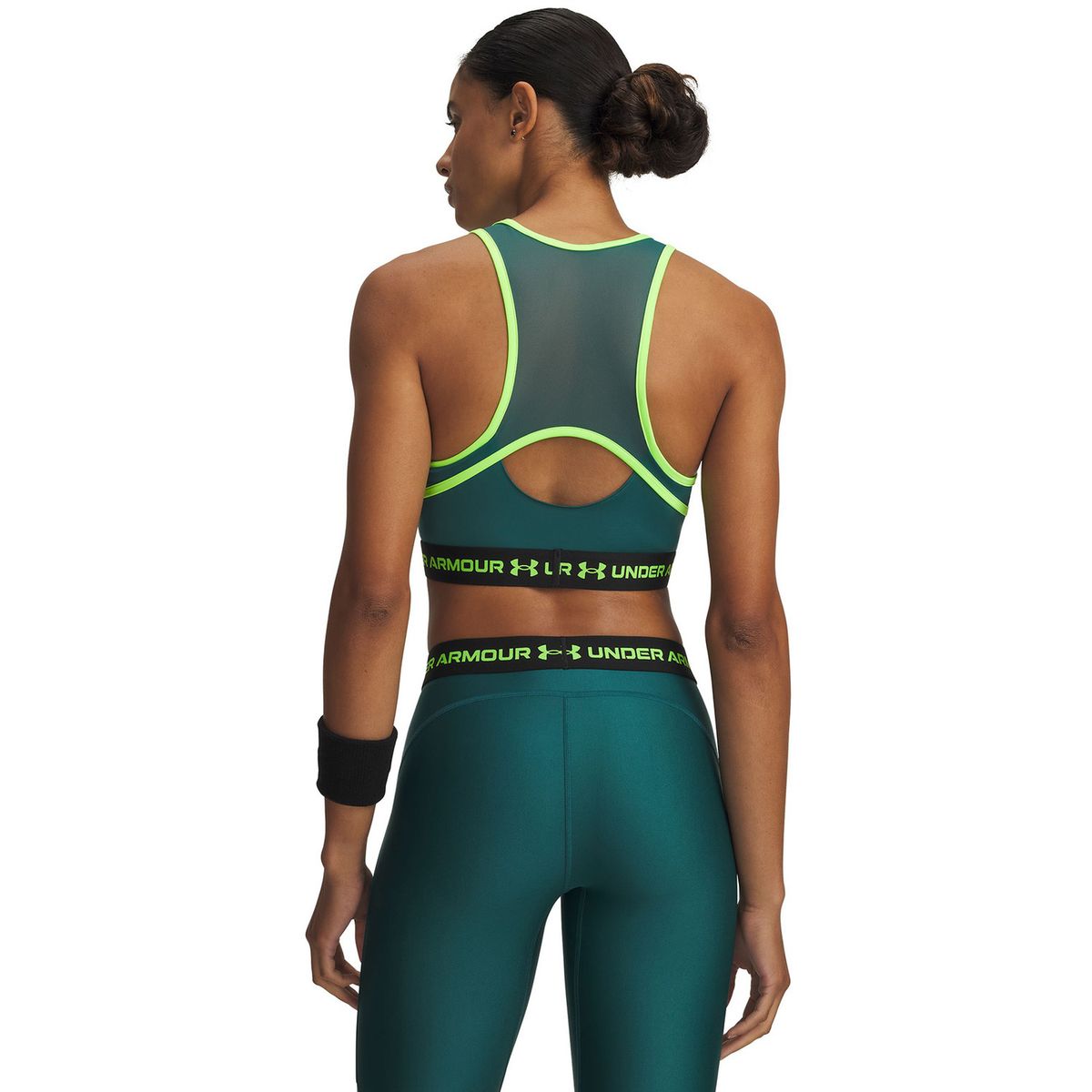 UNDER ARMOUR - Primera Capa Superior Mujer Heatgear Mesh Tank Verde UNDER ARMOUR