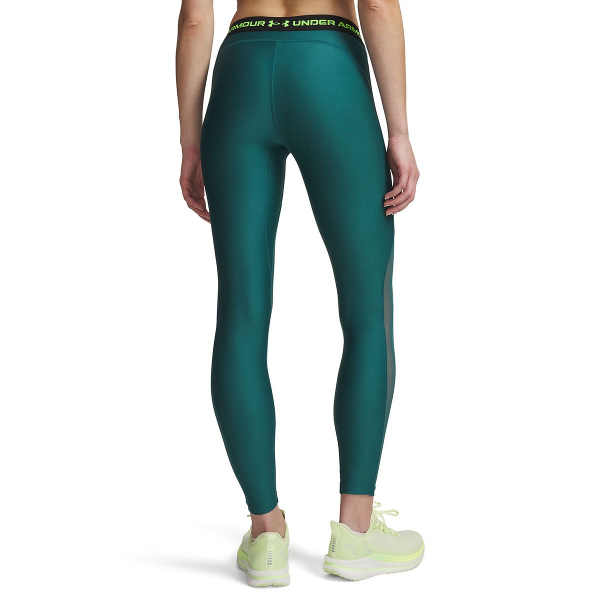 UNDER ARMOUR - Calza Mujer Heatgear Mesh Leggings Verde UNDER ARMOUR