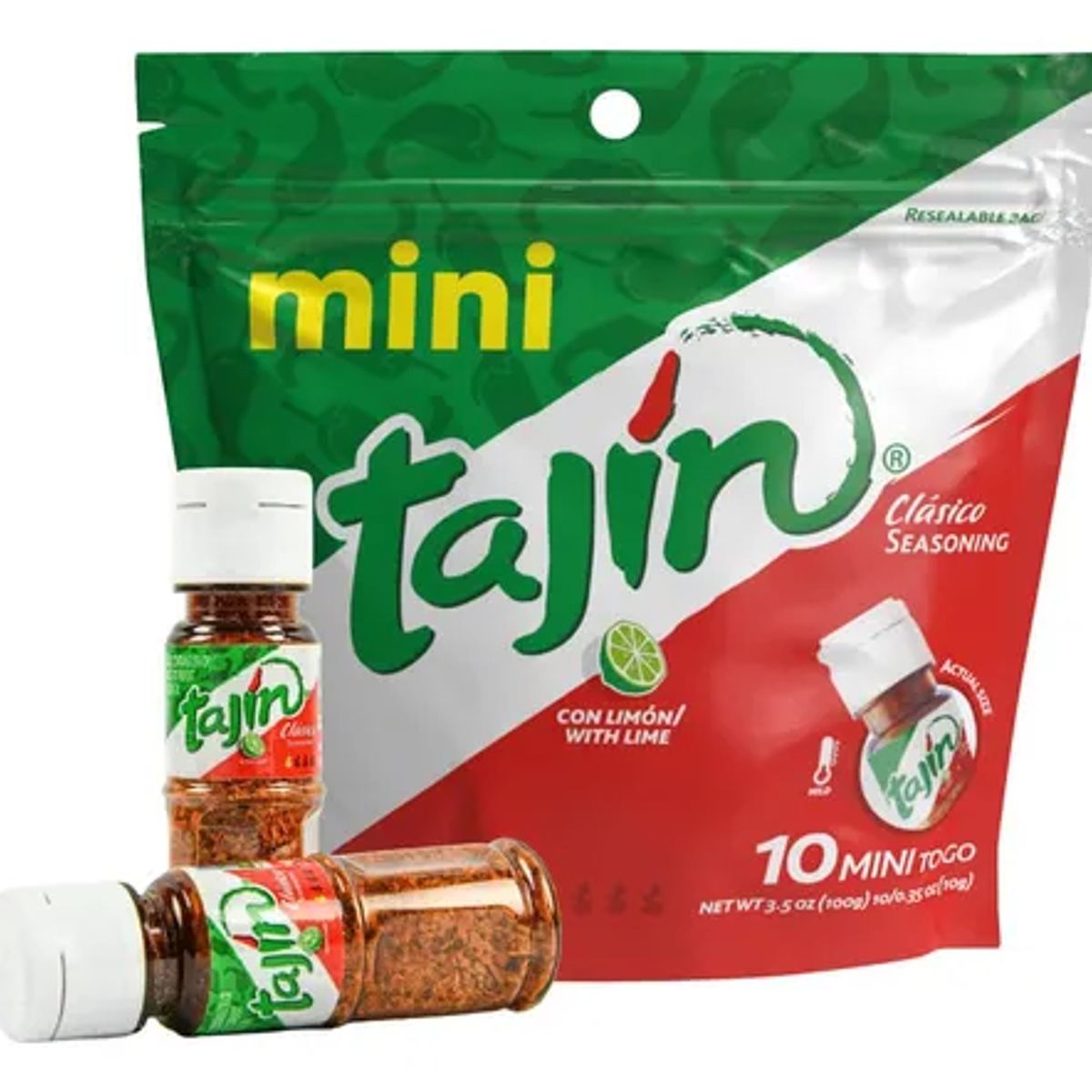 TAJIN - Salsa en Polvo Mini Tajin 10 x 10 g Kiosclub