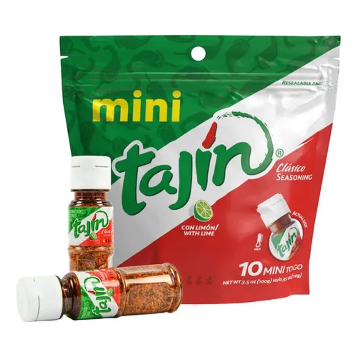 TAJIN - Salsa en Polvo Mini Tajin 10 x 10 g Kiosclub