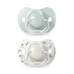 SUAVINEX - CHUPETE SX PRO FISIOLÓGICO SILICONA 0-6M 2U BIRDIES VERDE