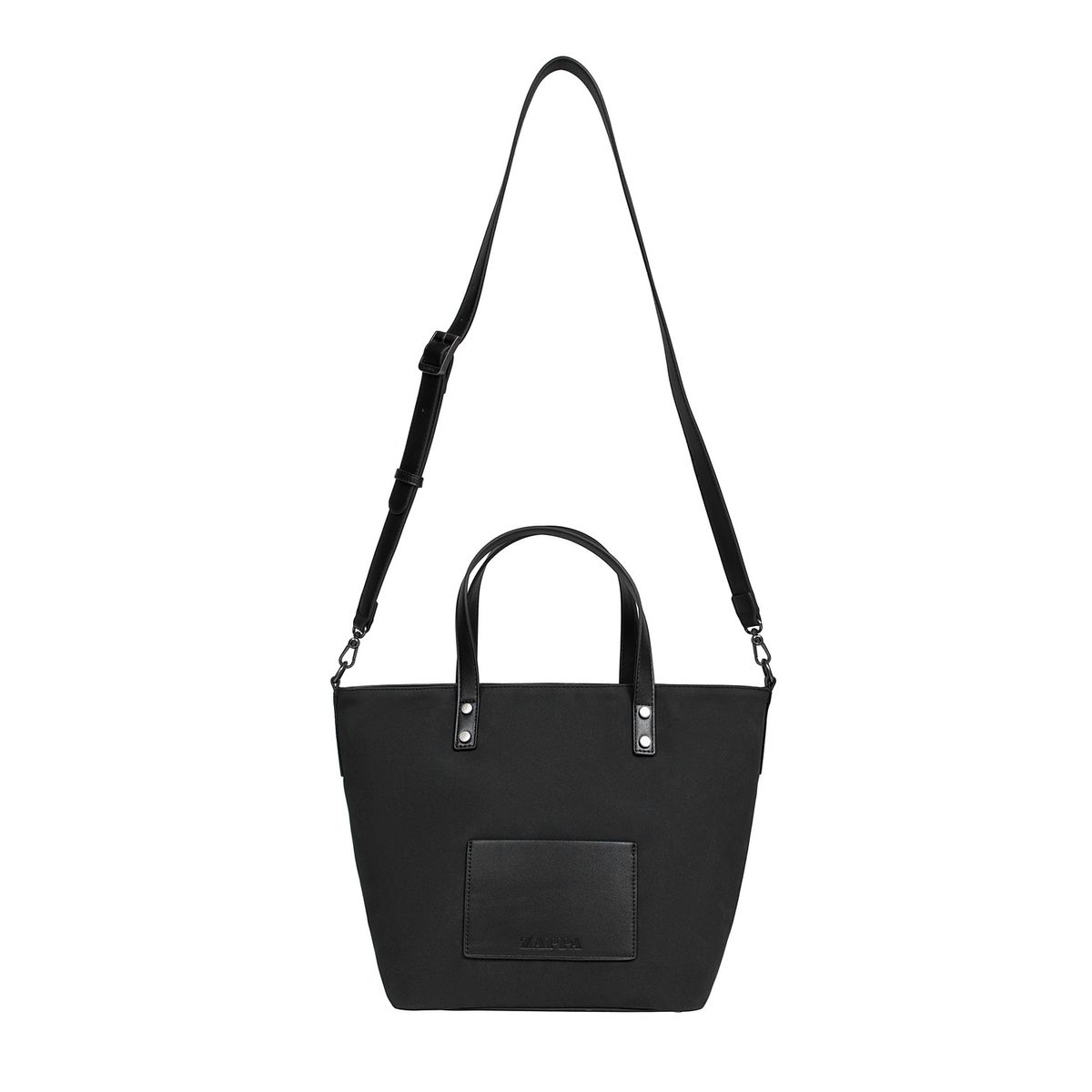 ZAPPA - Cartera Bandolera efecto Gamuza Negro Zappa