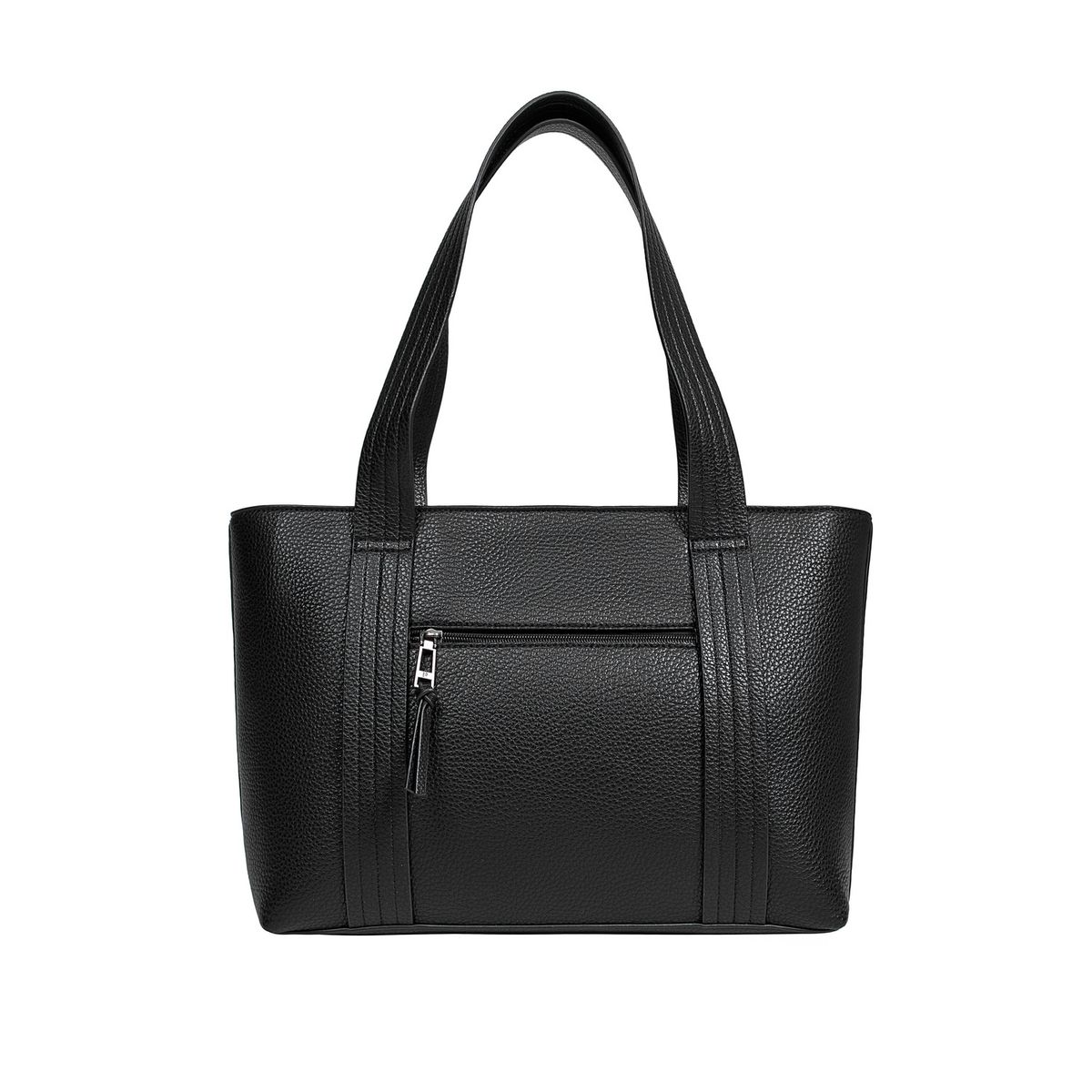 POLLINI - Cartera Tote Casual  Negro Pollini