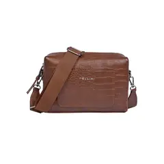 POLLINI - Cartera Bandolera Casual Marrón claro
