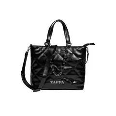 ZAPPA - Cartera Bandolera Puffer Negro