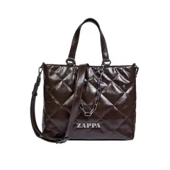 ZAPPA - Cartera Bandolera Puffer Marrón oscuro