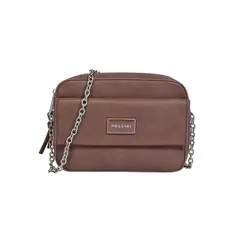 POLLINI - Cartera Bandolera Casual Marrón