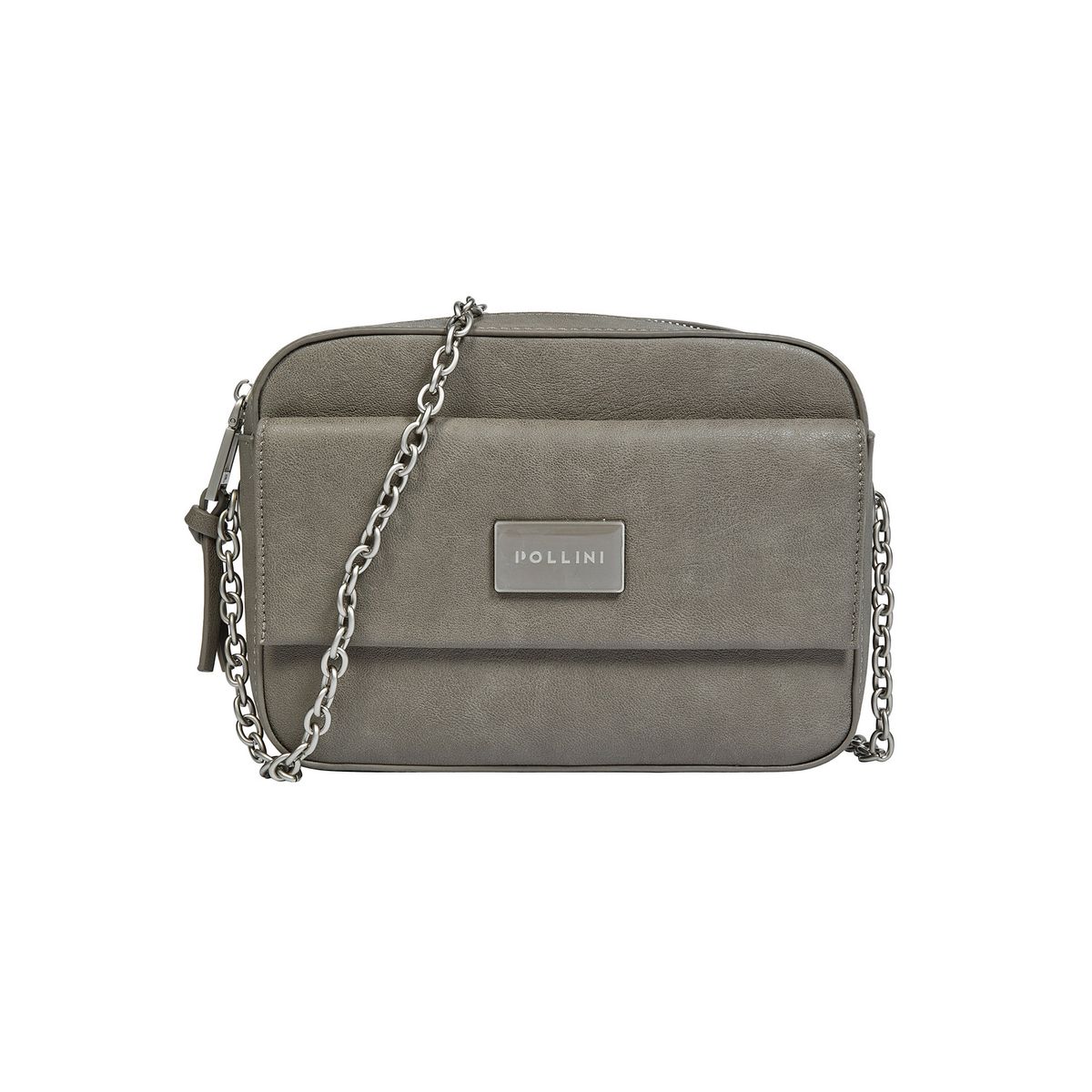 POLLINI - Cartera Bandolera Casual Gris Pollini