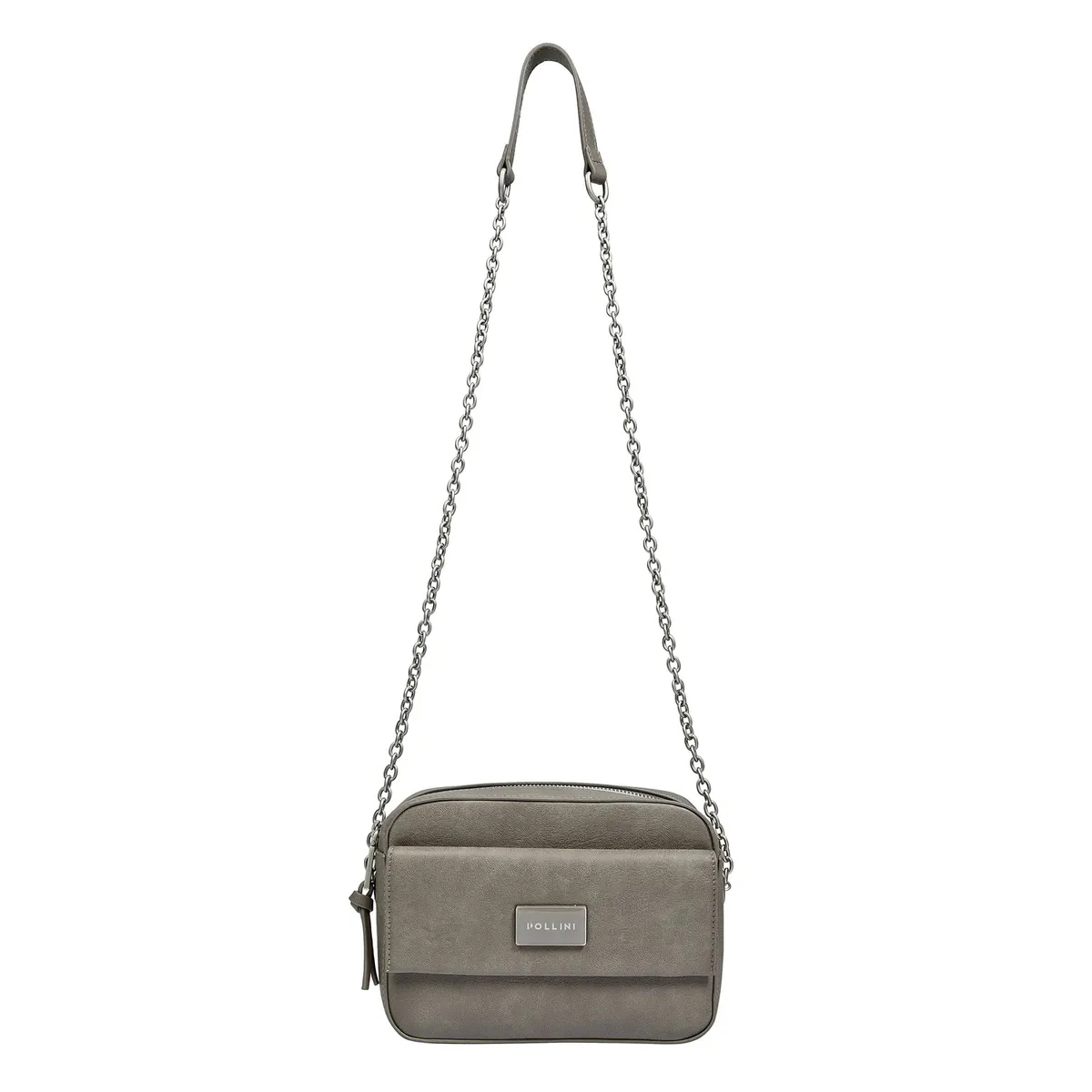 POLLINI - Cartera Bandolera Casual Gris Pollini
