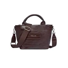 POLLINI - Cartera Mujer Casual Marrón