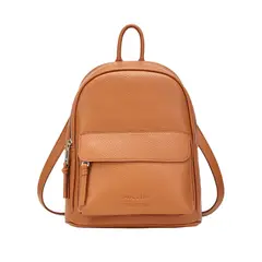 POLLINI - Mochila Mujer Casual Marrón claro