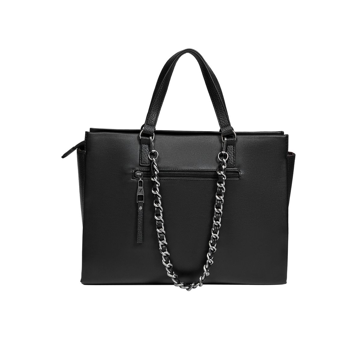 ZAPPA - Cartera Tote detalle cadena cadena Negro Zappa