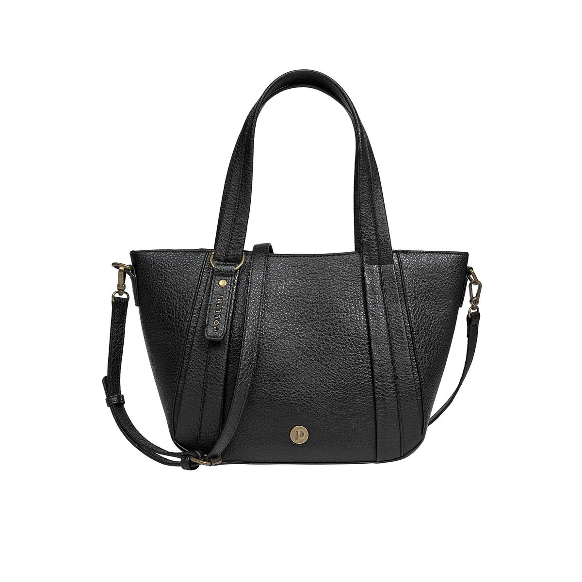 POLLINI - Cartera Tote Casual Negro Pollini