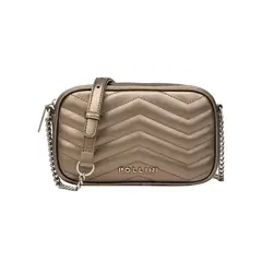 POLLINI - Bandolera Mujer Casual Dorado oscuro