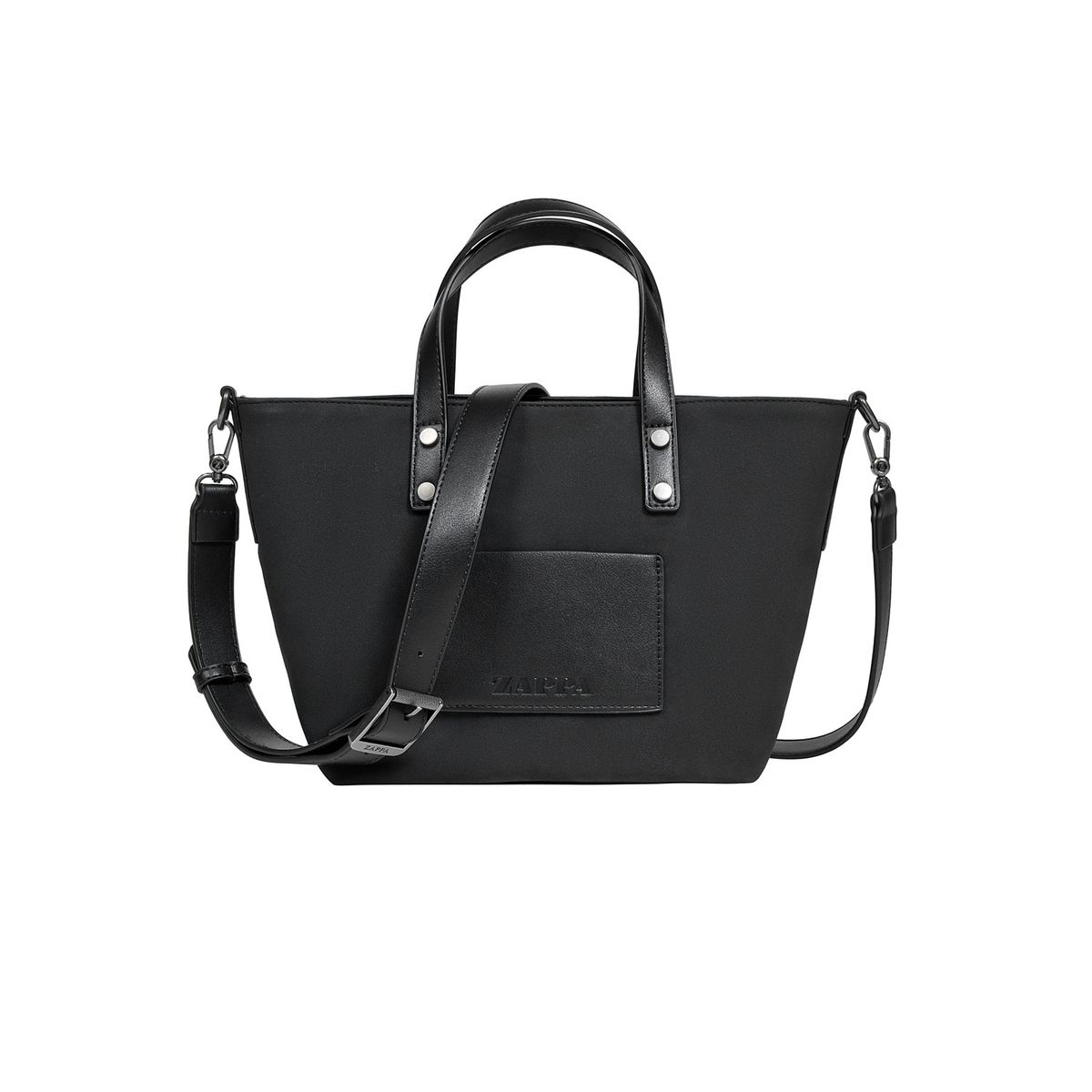 ZAPPA - Cartera Bandolera efecto Gamuza Negro Zappa